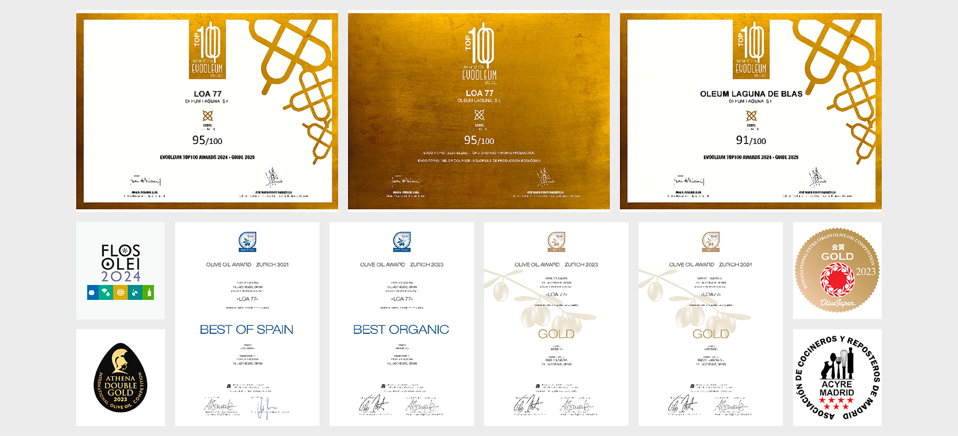 Reconocimientos y Premios Loa77